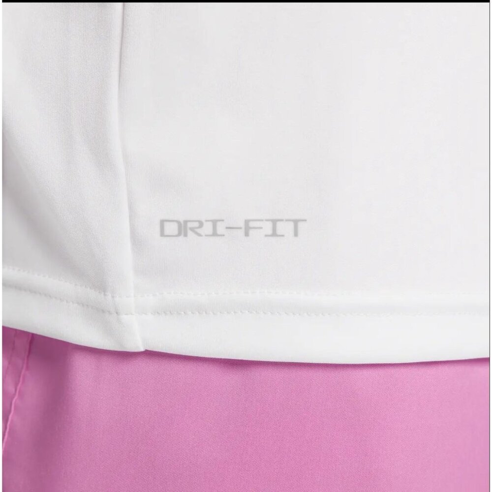 Nike SWIM RI-FIT‎ Digi Logo Tank Top Shirt White NESSD668 Men's Large - Picture 9 of 11